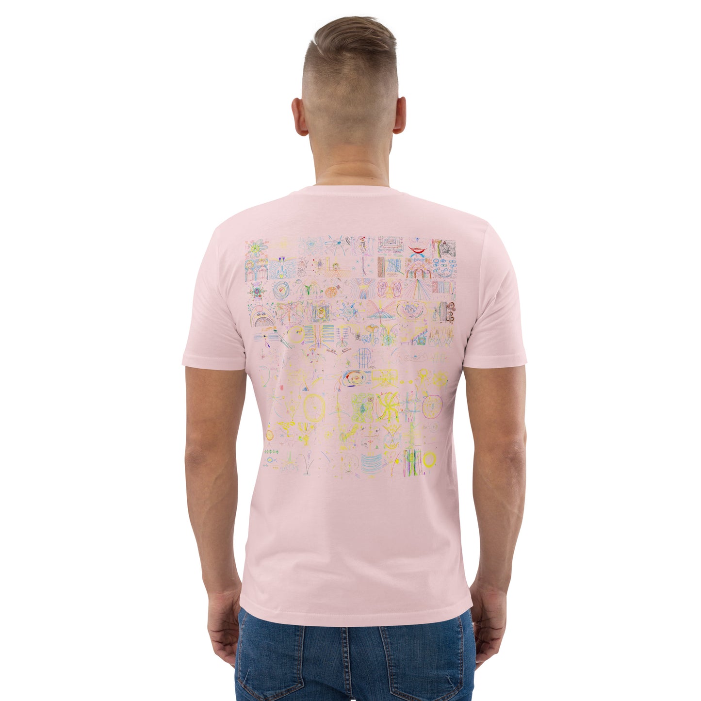 the egg of eternal comfort cozy & safety, unisex organic cotton t-shirt (in 3 shades)