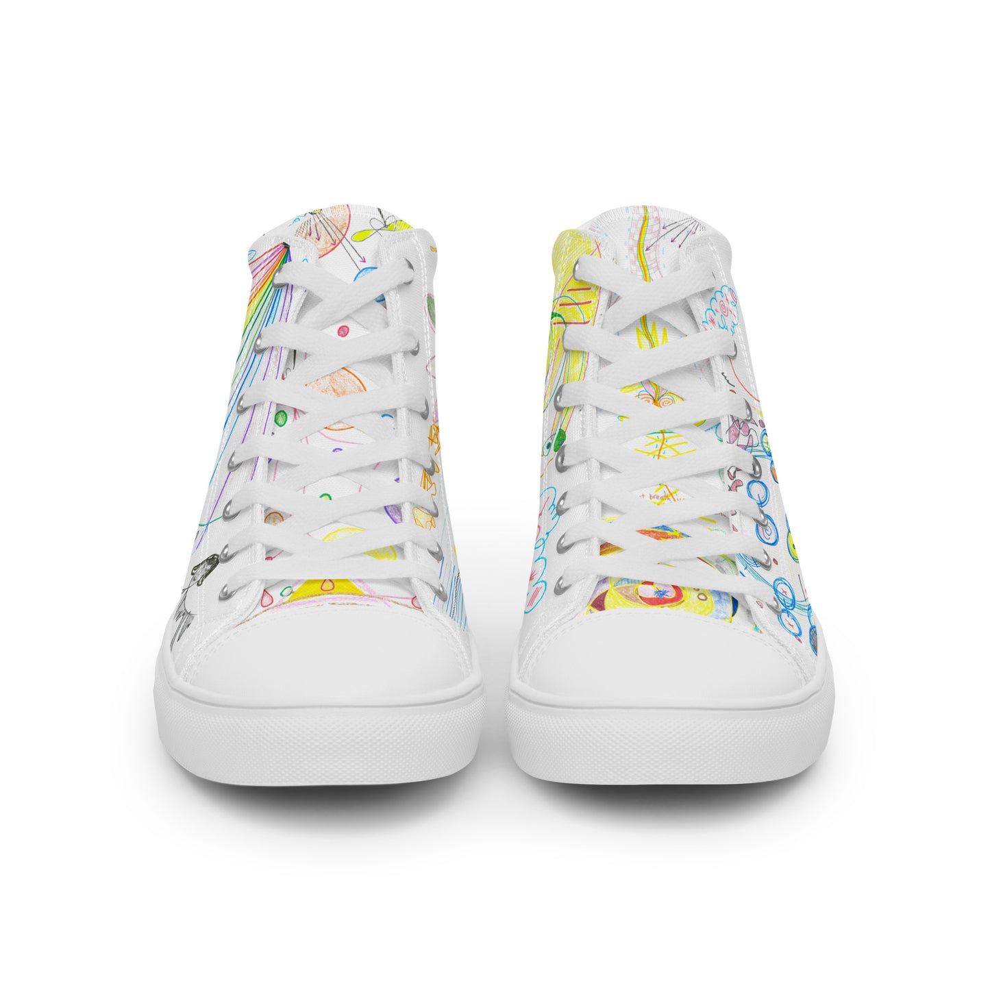 'the view from here' women's high tops