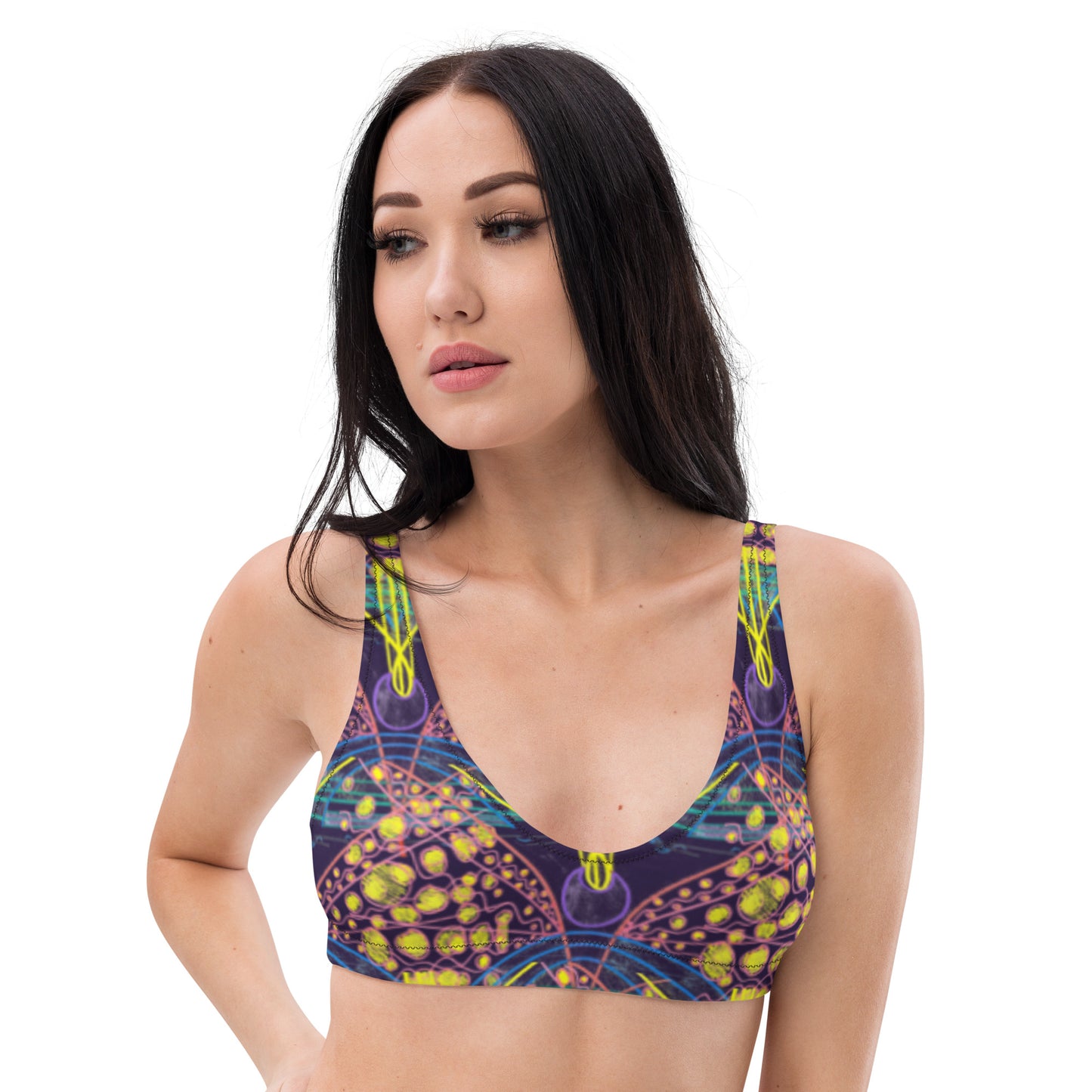ALL THE CARDS ON THE TABLE, recycled bikini top