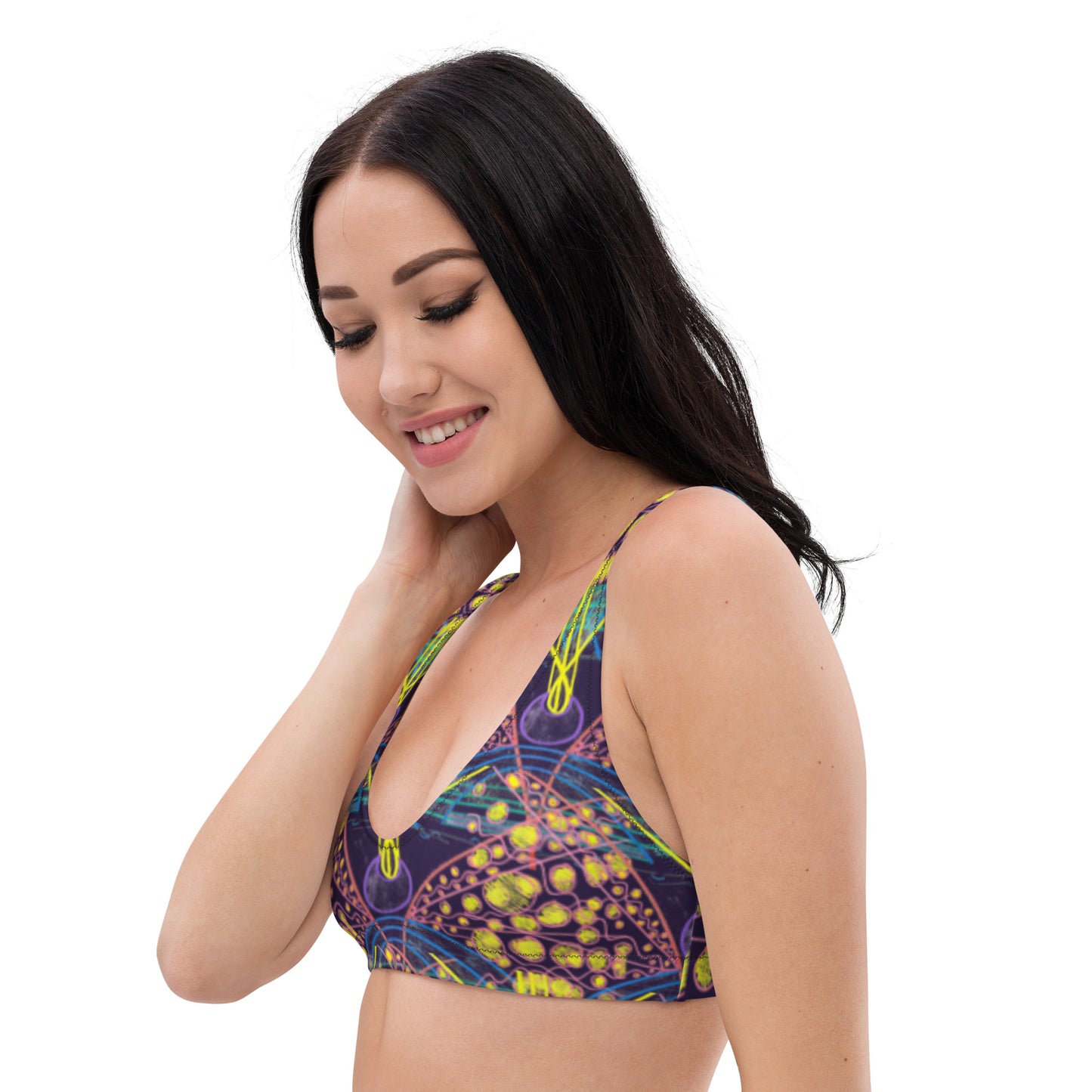 ALL THE CARDS ON THE TABLE, recycled bikini top