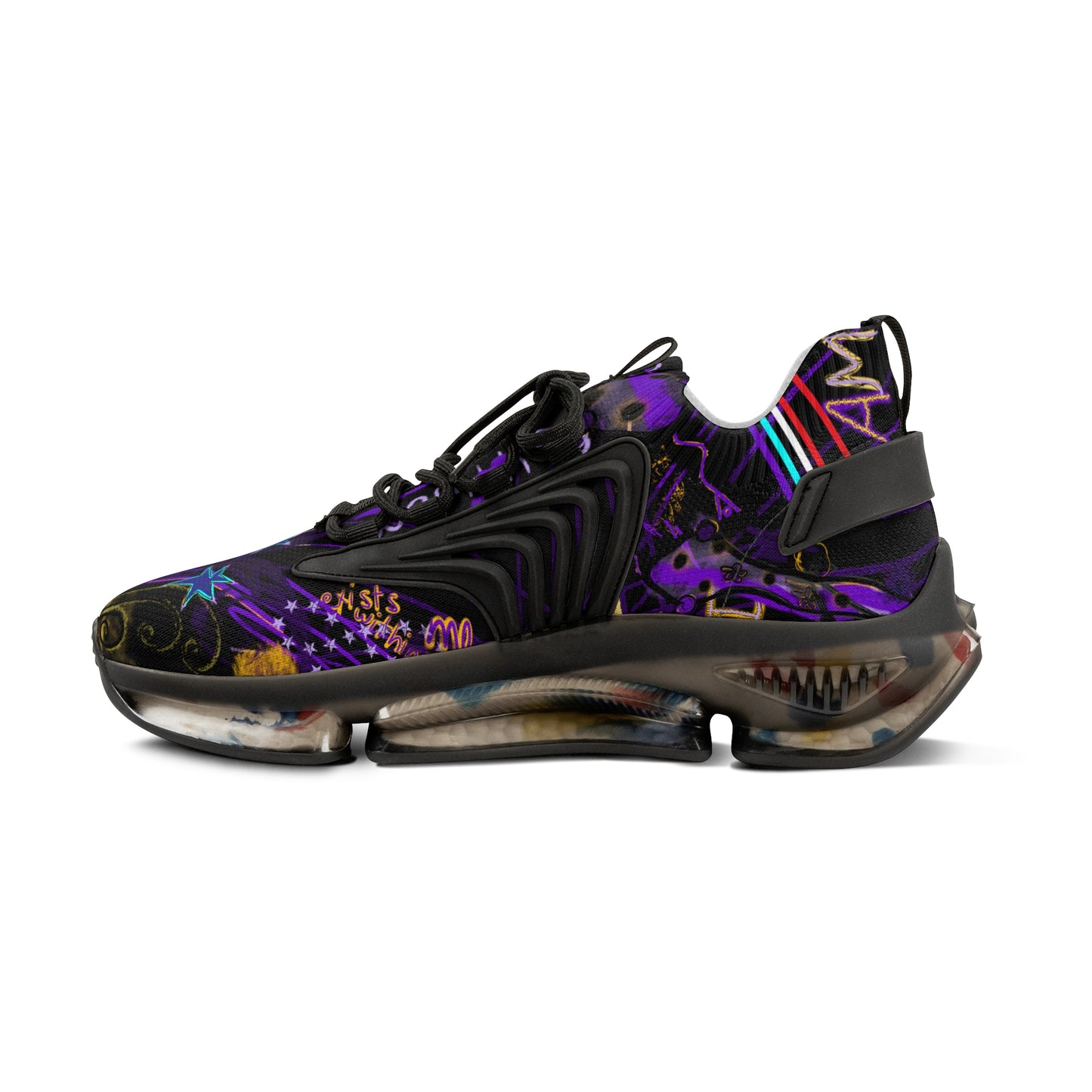 'this is my power, this is my team light' men's sneakers