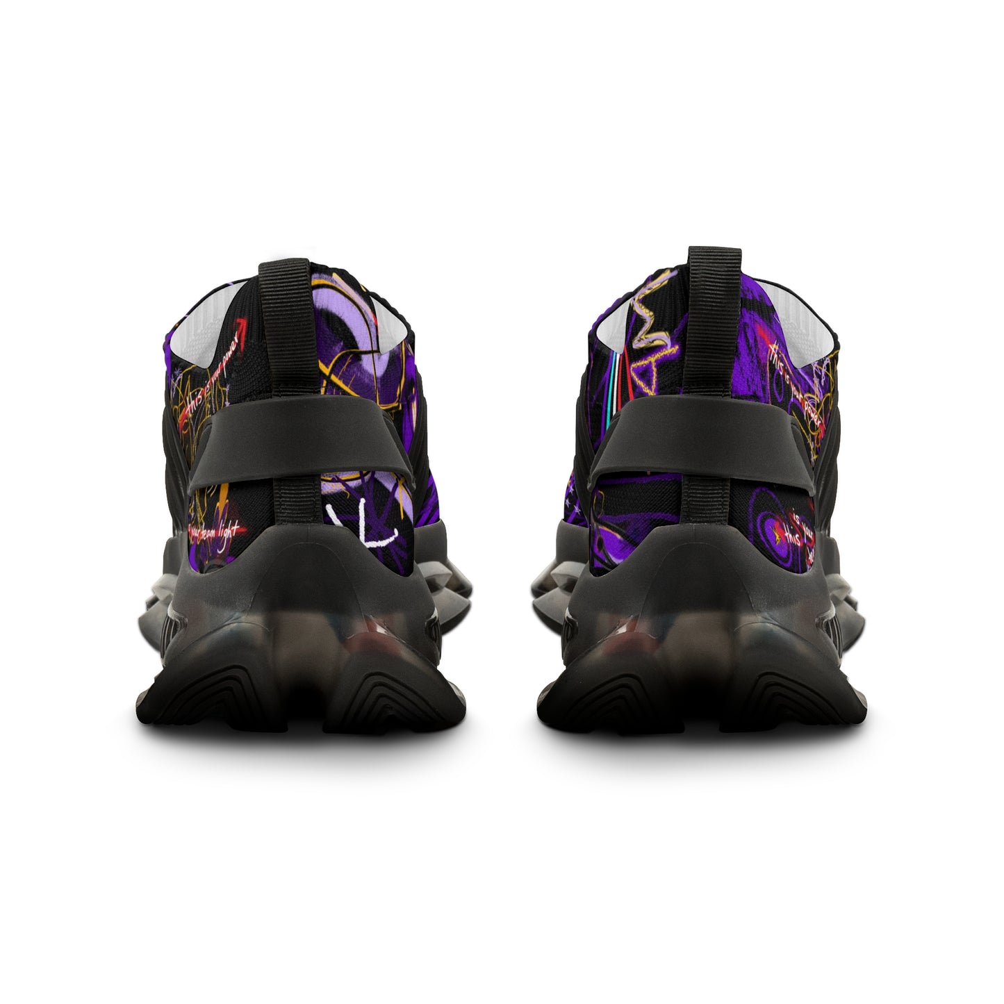 'this is my power, this is my team light' men's sneakers