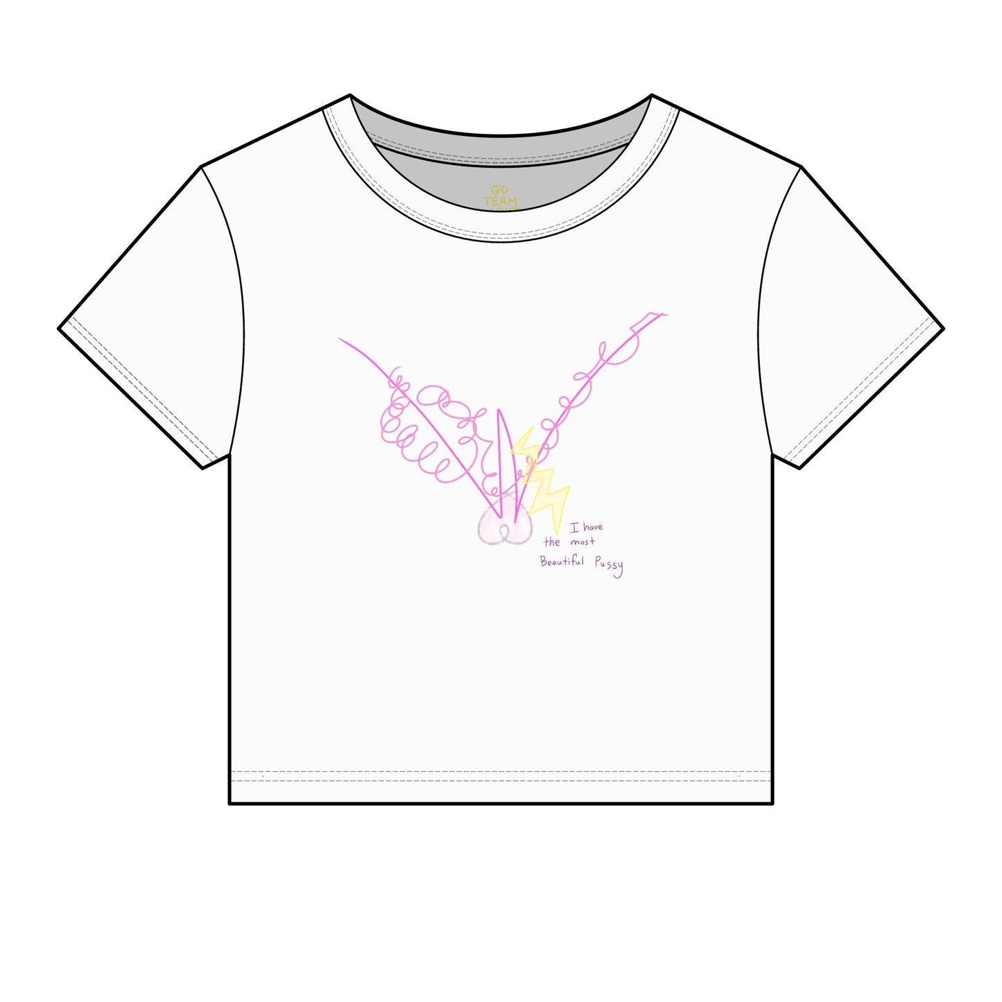 'I have the most Beautiful Pussy' + 'my Bliss is MY protection' fitted tee in 9 colours
