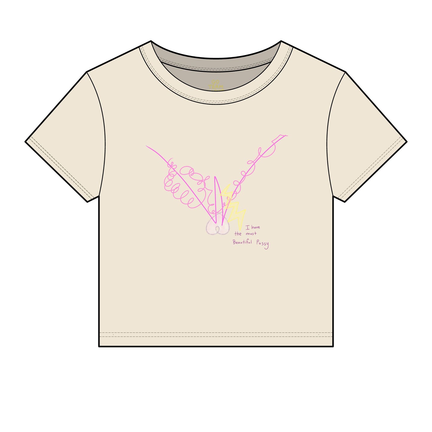 'I have the most Beautiful Pussy' + 'my Bliss is MY protection' fitted tee in 9 colours