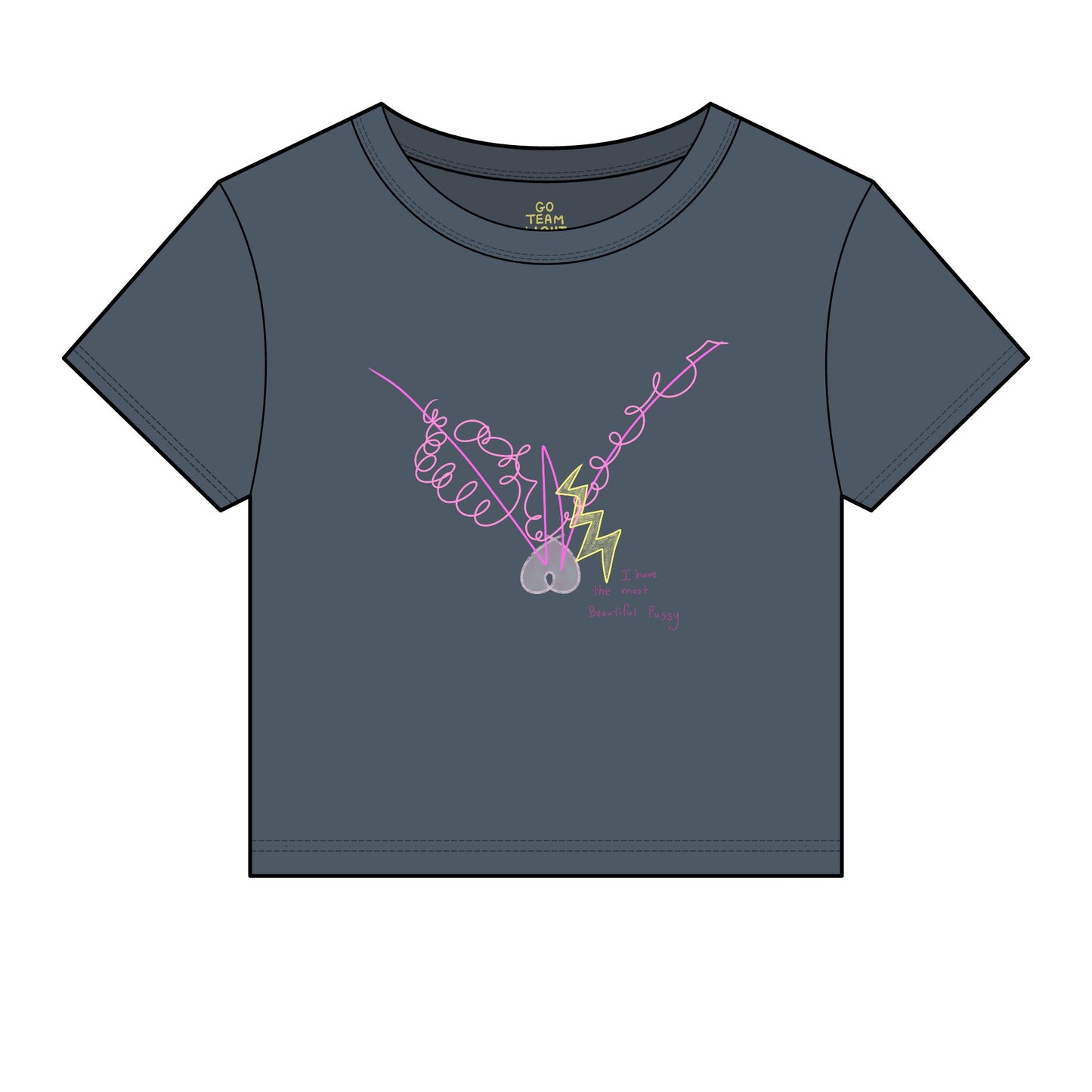 'I have the most Beautiful Pussy' + 'my Bliss is MY protection' fitted tee in 9 colours