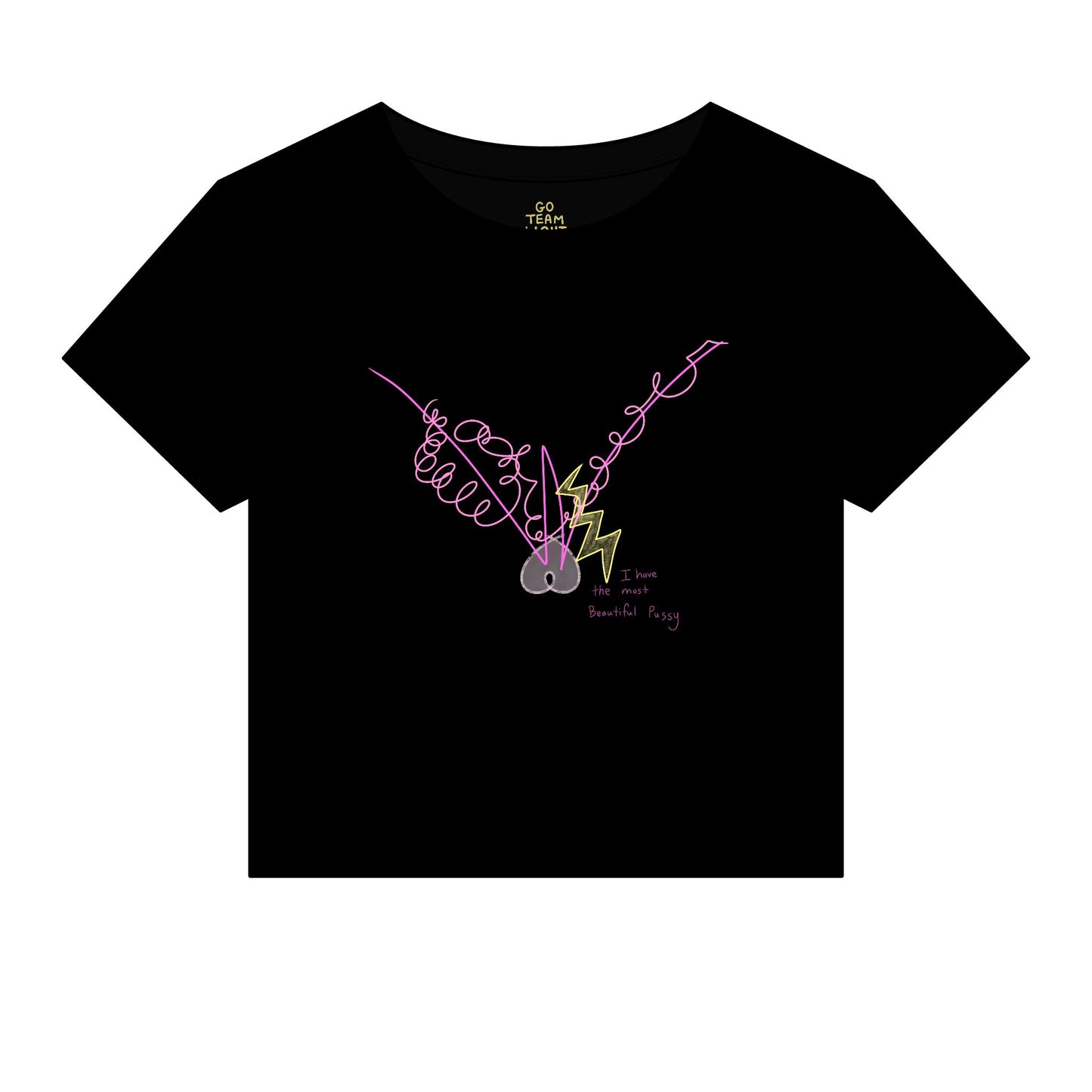 'I have the most Beautiful Pussy' + 'my Bliss is MY protection' fitted tee in 9 colours