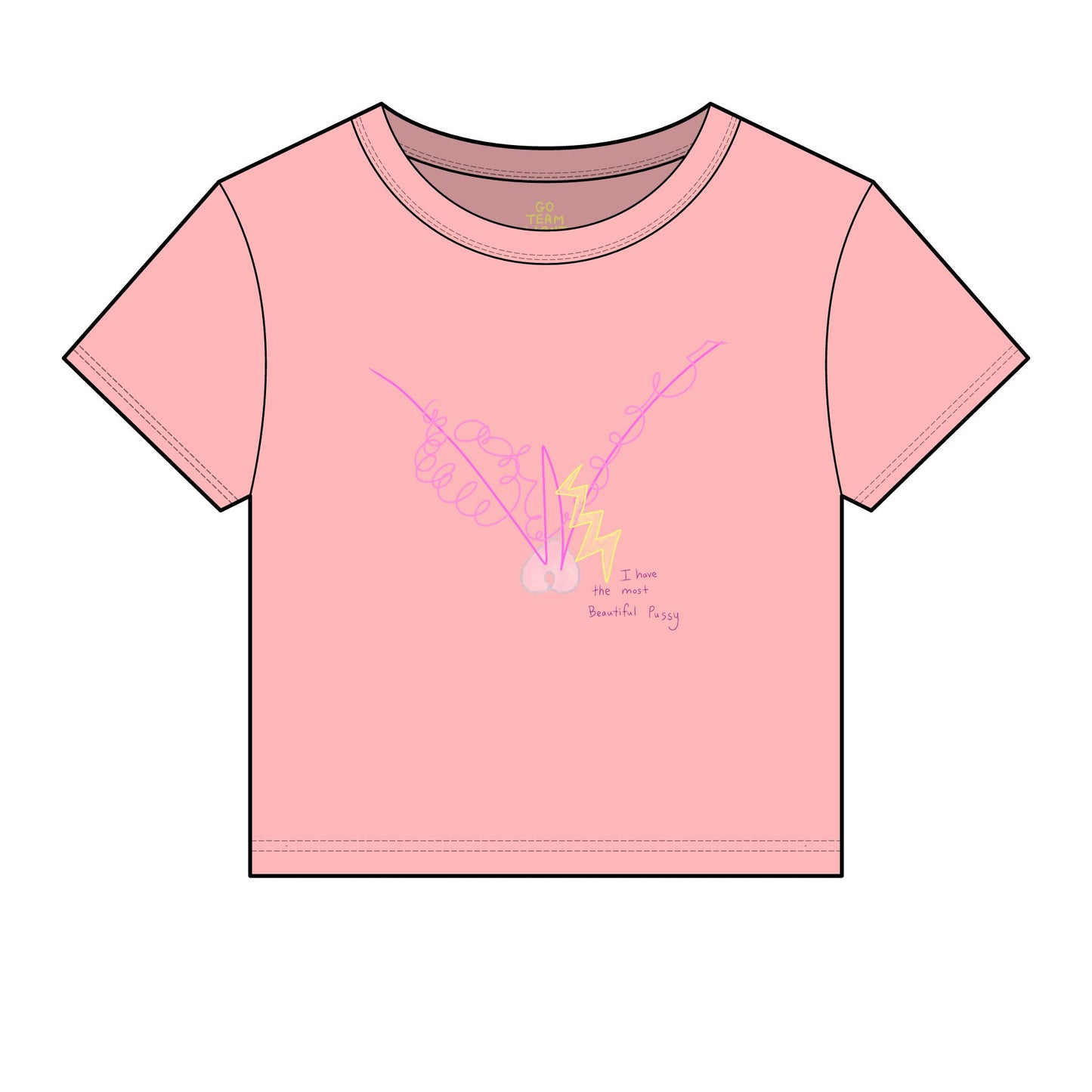 'I have the most Beautiful Pussy' + 'my Bliss is MY protection' fitted tee in 9 colours