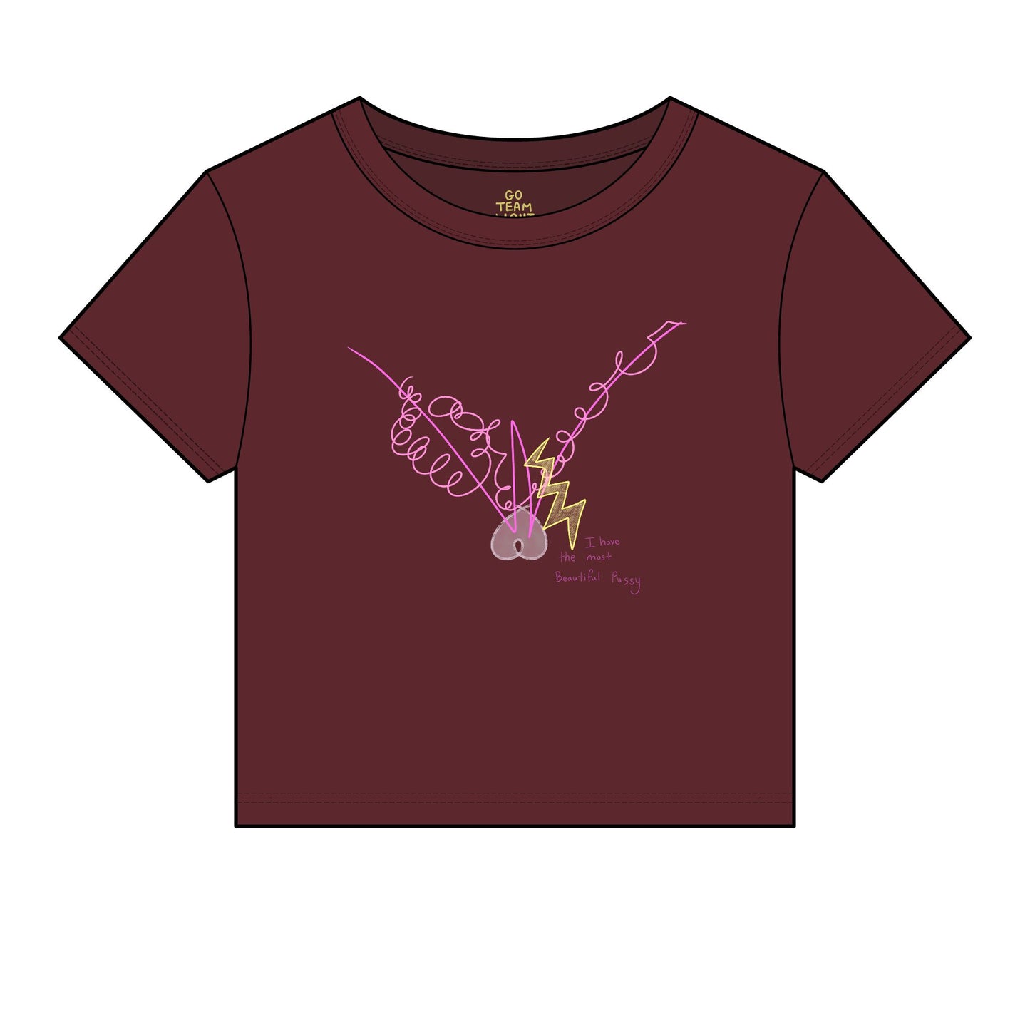 'I have the most Beautiful Pussy' + 'my Bliss is MY protection' fitted tee in 9 colours