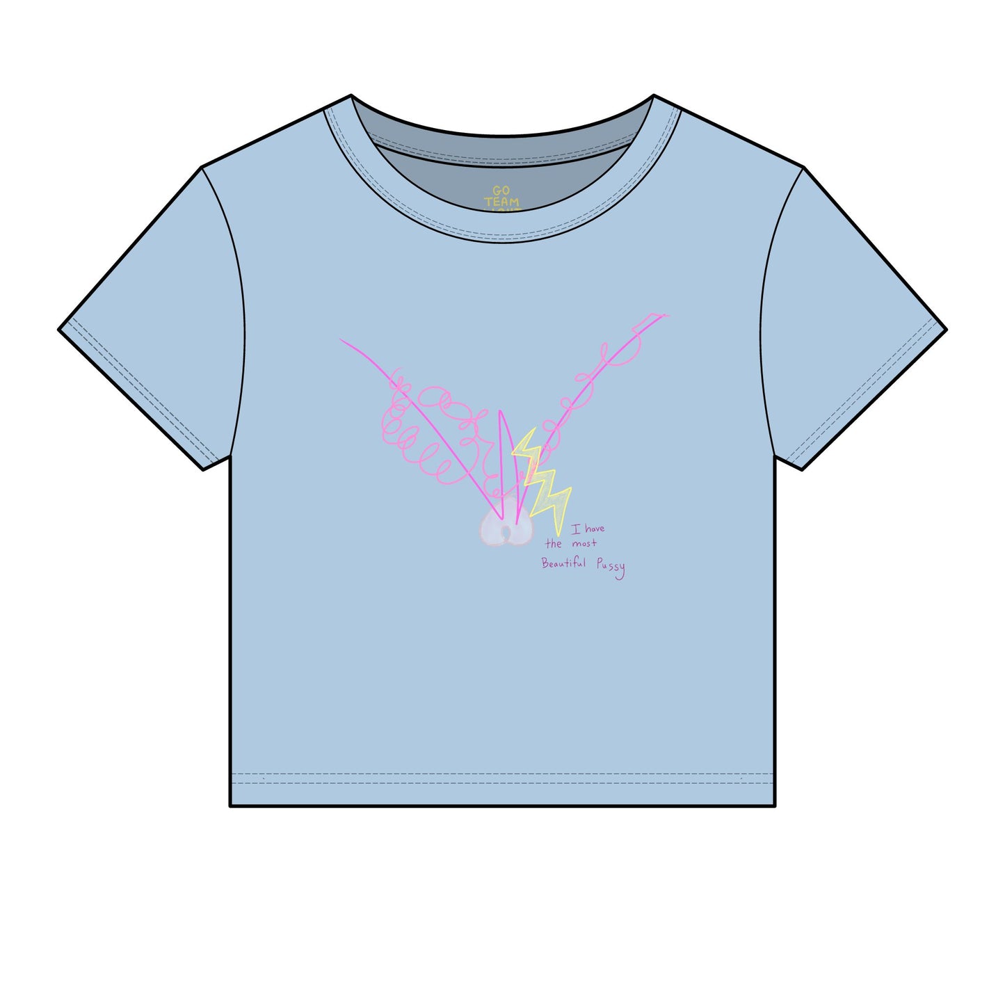 'I have the most Beautiful Pussy' + 'my Bliss is MY protection' fitted tee in 9 colours