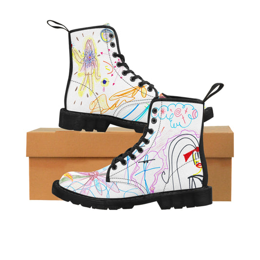 Dig In, feminine canvas boots