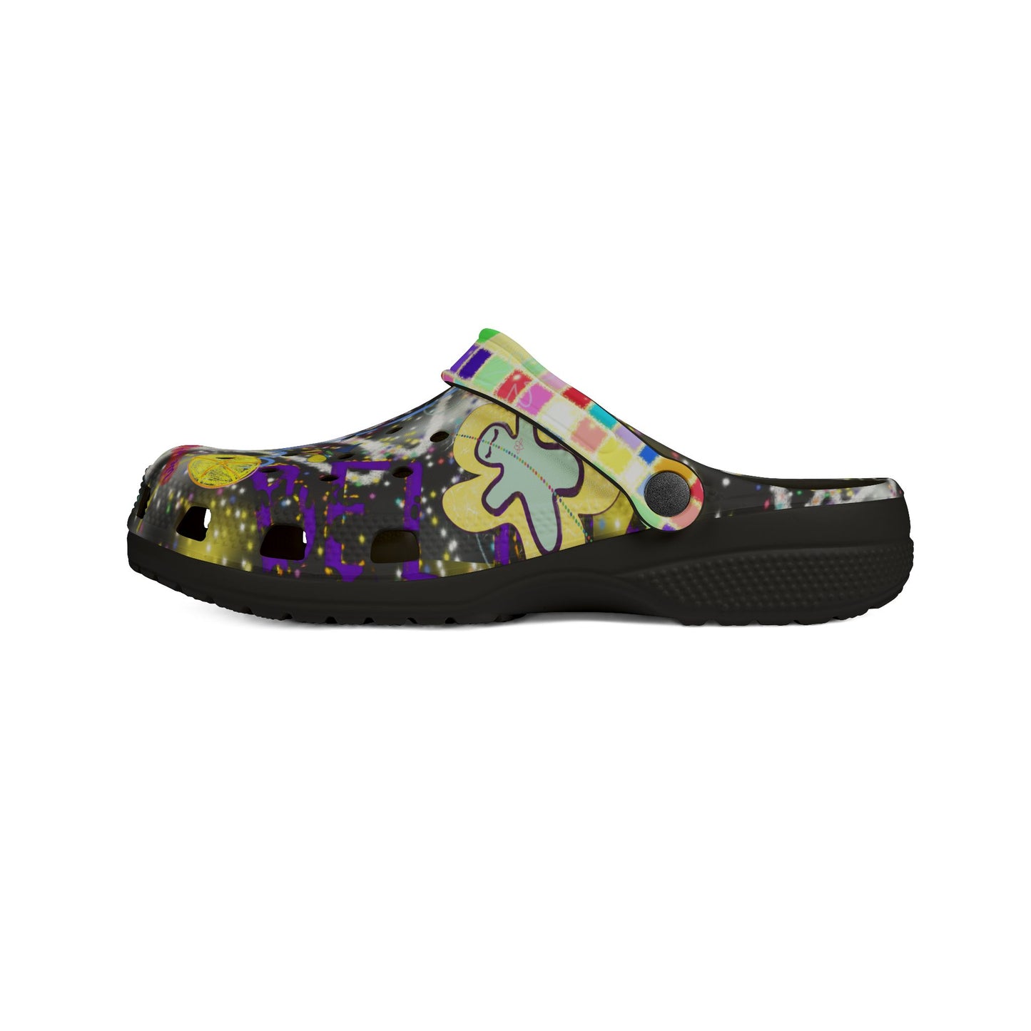 'every possible WEALTH exists within me' men's clogs in 2 colours