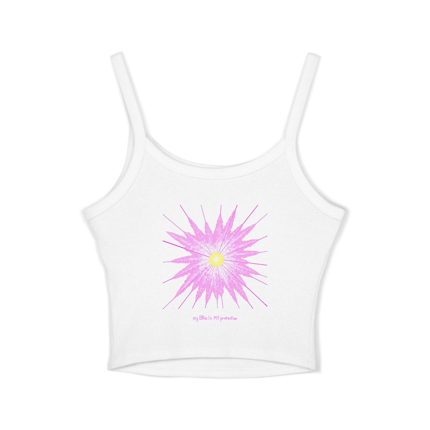 'I have the most Beautiful Pussy' + 'my Bliss is my protection' strappy tank in 5 colours