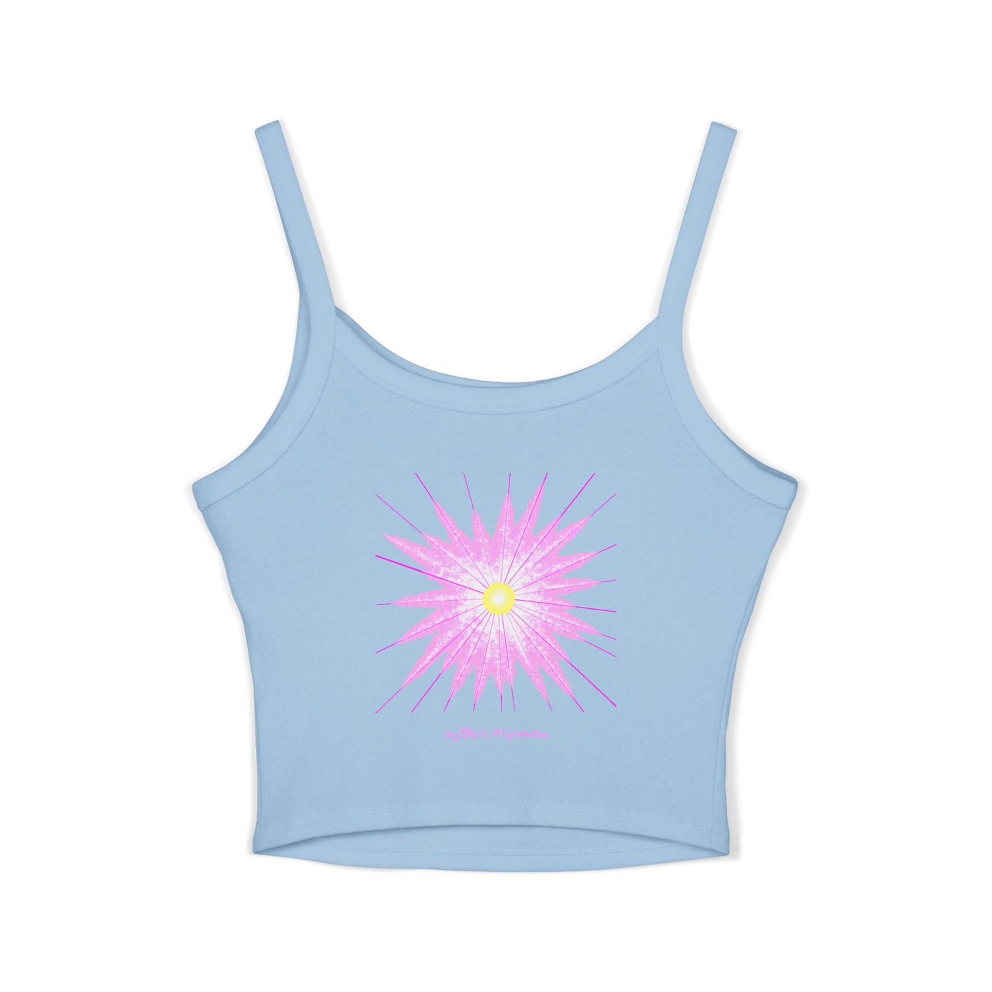 'I have the most Beautiful Pussy' + 'my Bliss is my protection' strappy tank in 5 colours