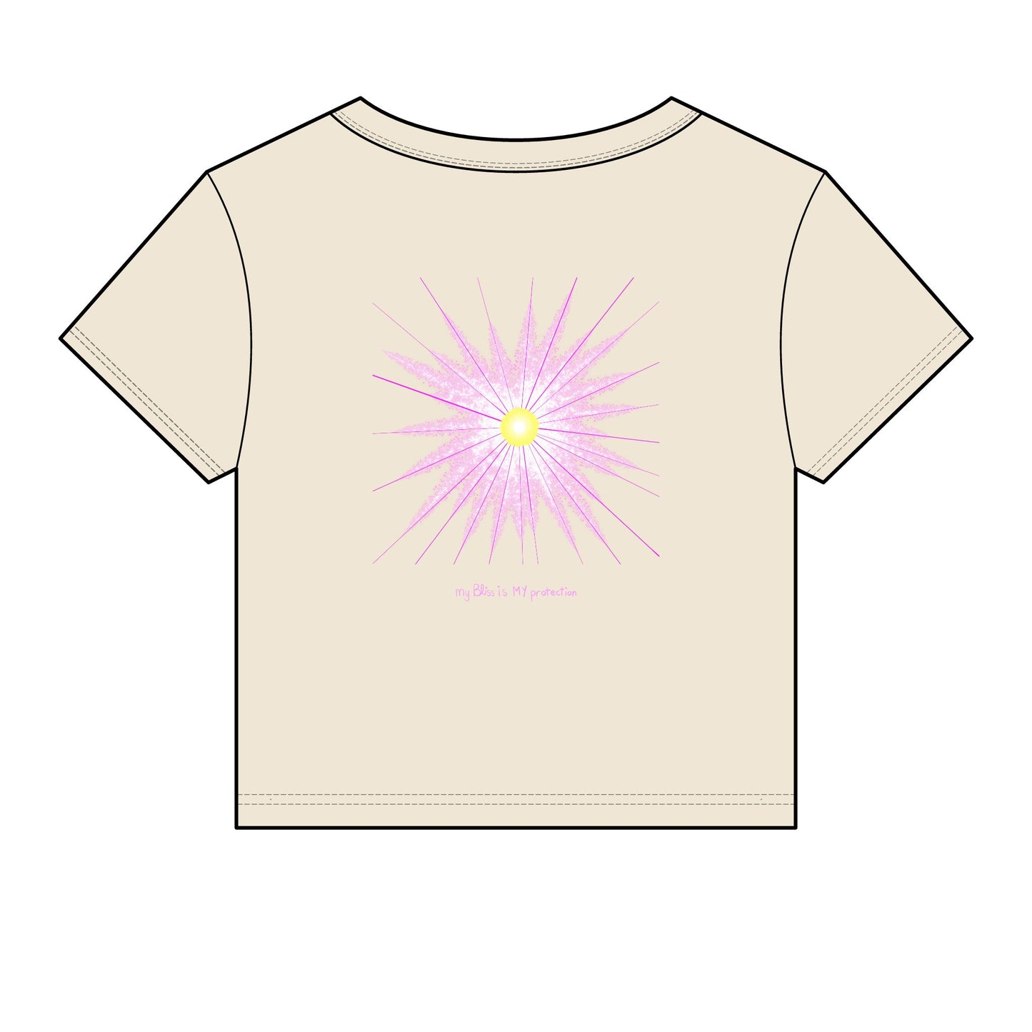 'I have the most Beautiful Pussy' + 'my Bliss is MY protection' fitted tee in 9 colours