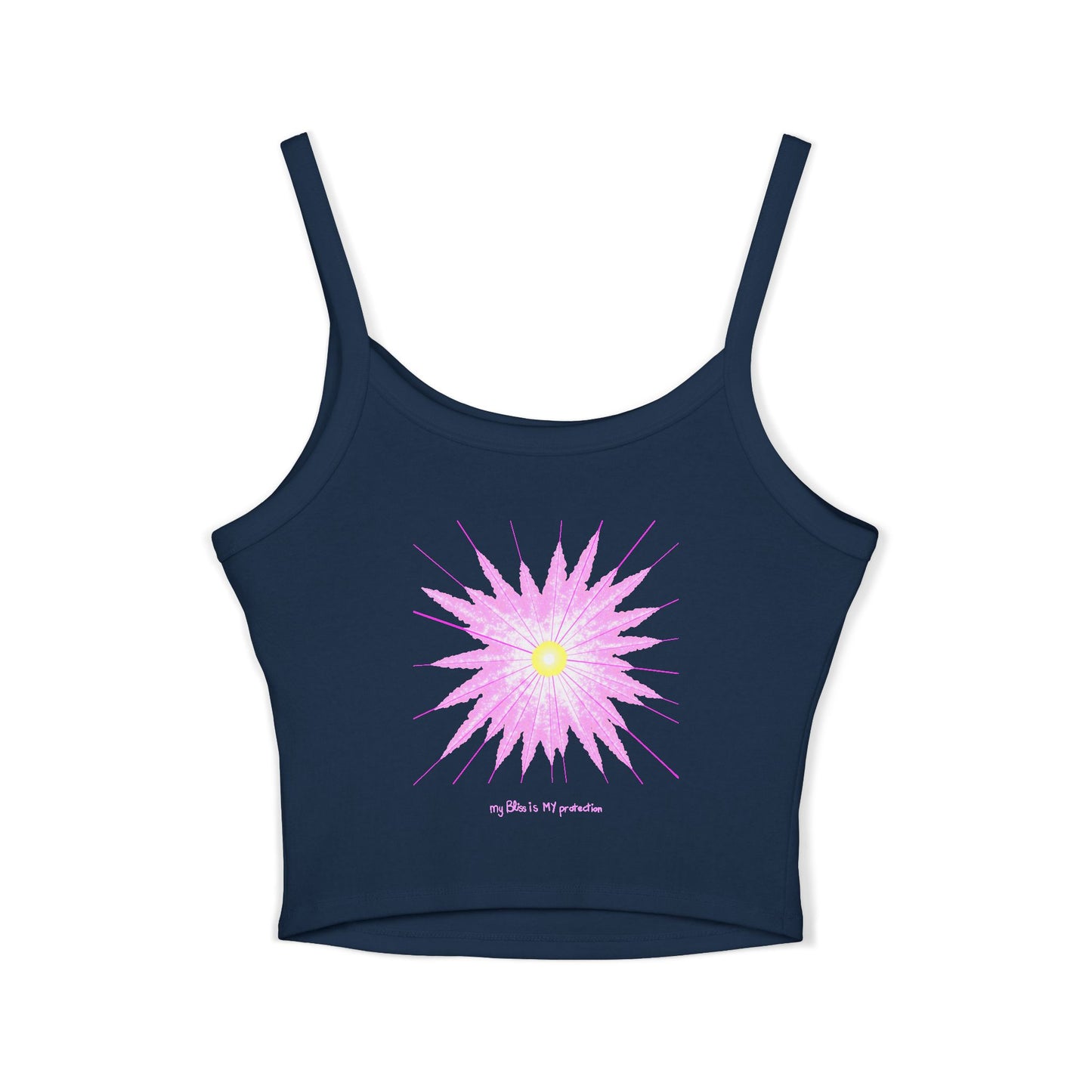 'I have the most Beautiful Pussy' + 'my Bliss is my protection' strappy tank in 5 colours