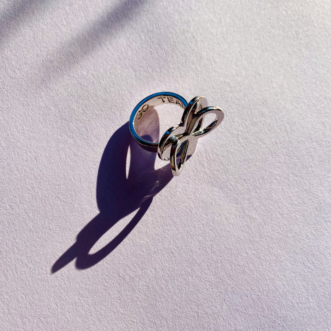 AMOURARMOR in rhodium plated