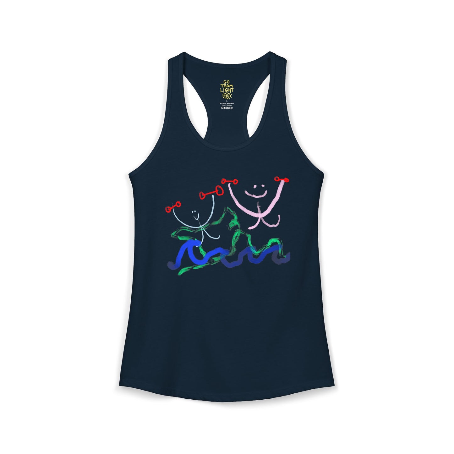 'Joy Revenge' women's racerback tank in 5 colours
