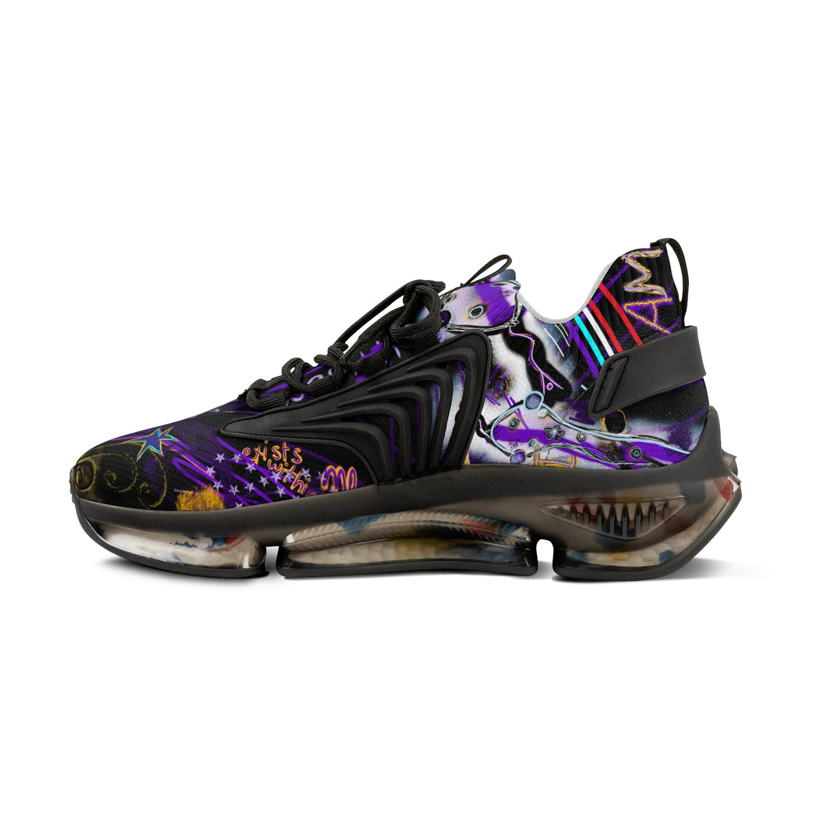 'this is your power, this is your team light' men's sneakers