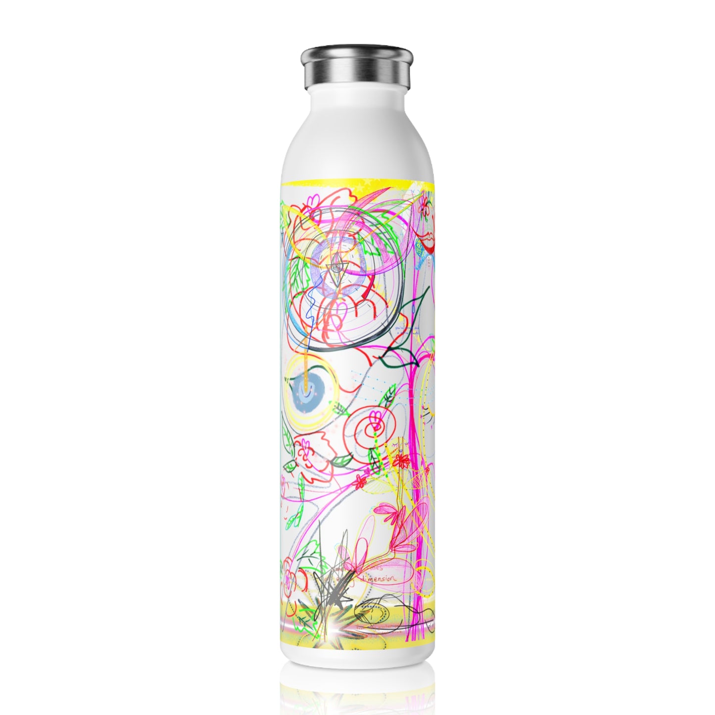 'are you the golden buddha? or are you the golden buddha?!' 20oz stainless steel water bottle