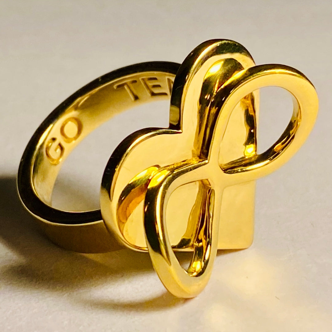 AMOURARMOR 14k gold plated ring