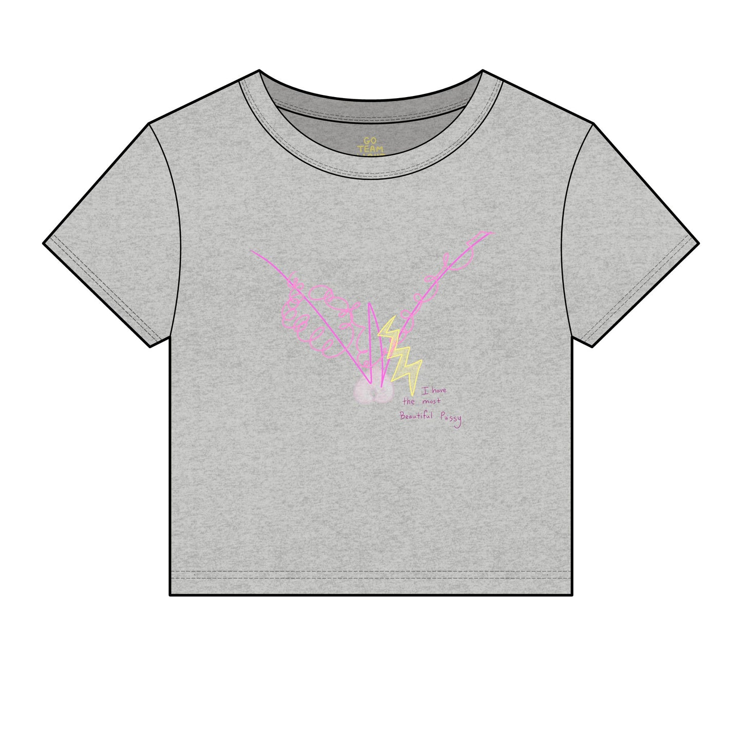 'I have the most Beautiful Pussy' + 'my Bliss is MY protection' fitted tee in 9 colours