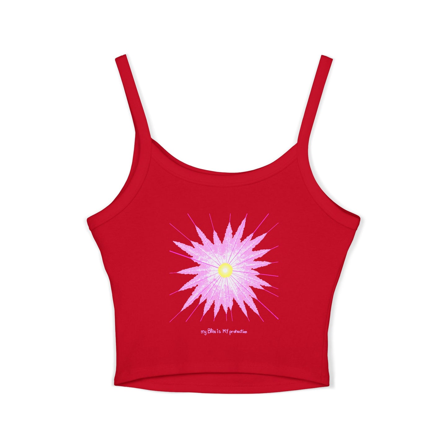 'I have the most Beautiful Pussy' + 'my Bliss is my protection' strappy tank in 5 colours