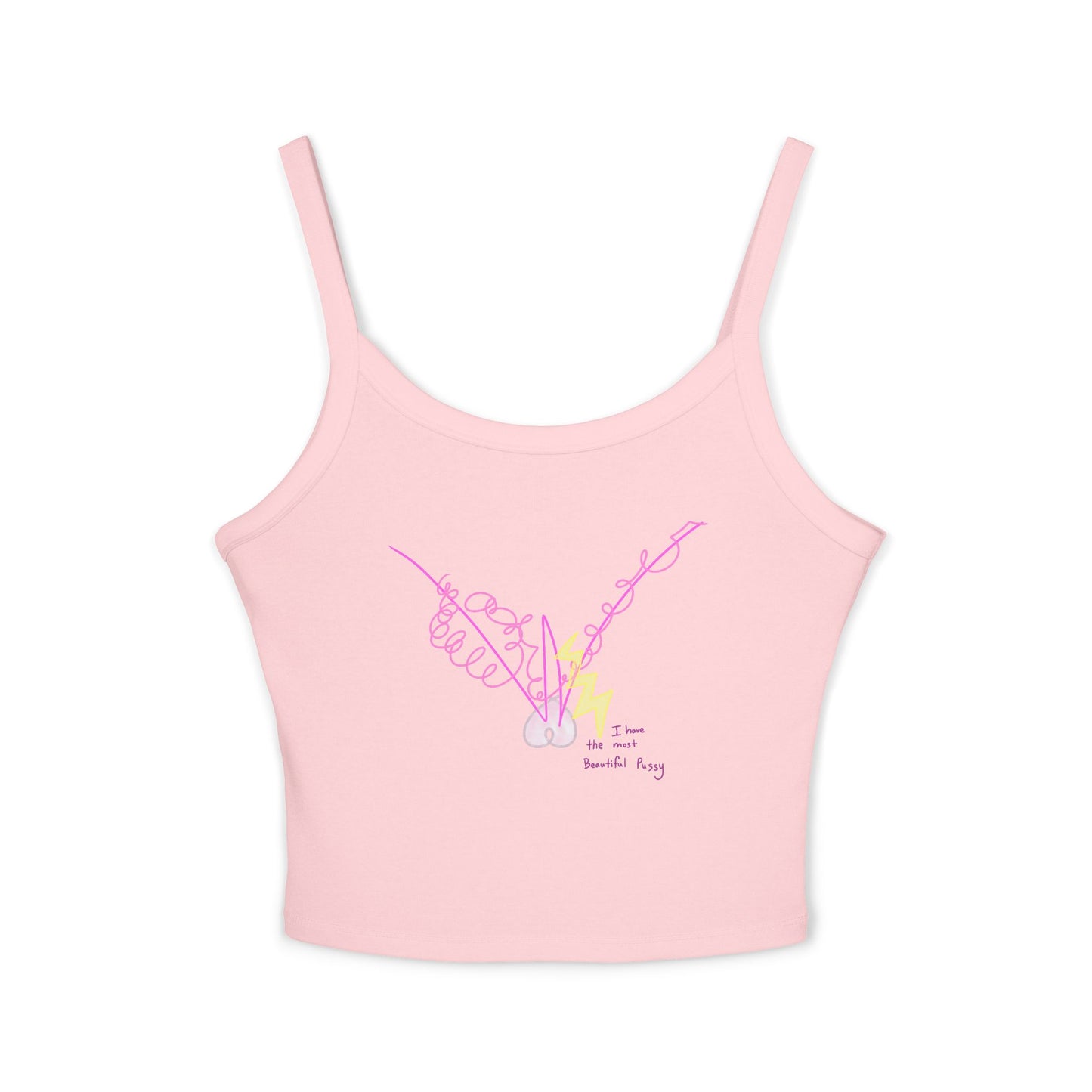 'I have the most Beautiful Pussy' + 'my Bliss is my protection' strappy tank in 5 colours