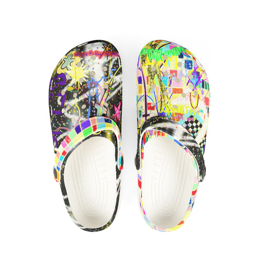 'i believe myself' women's clogs in 2 colours