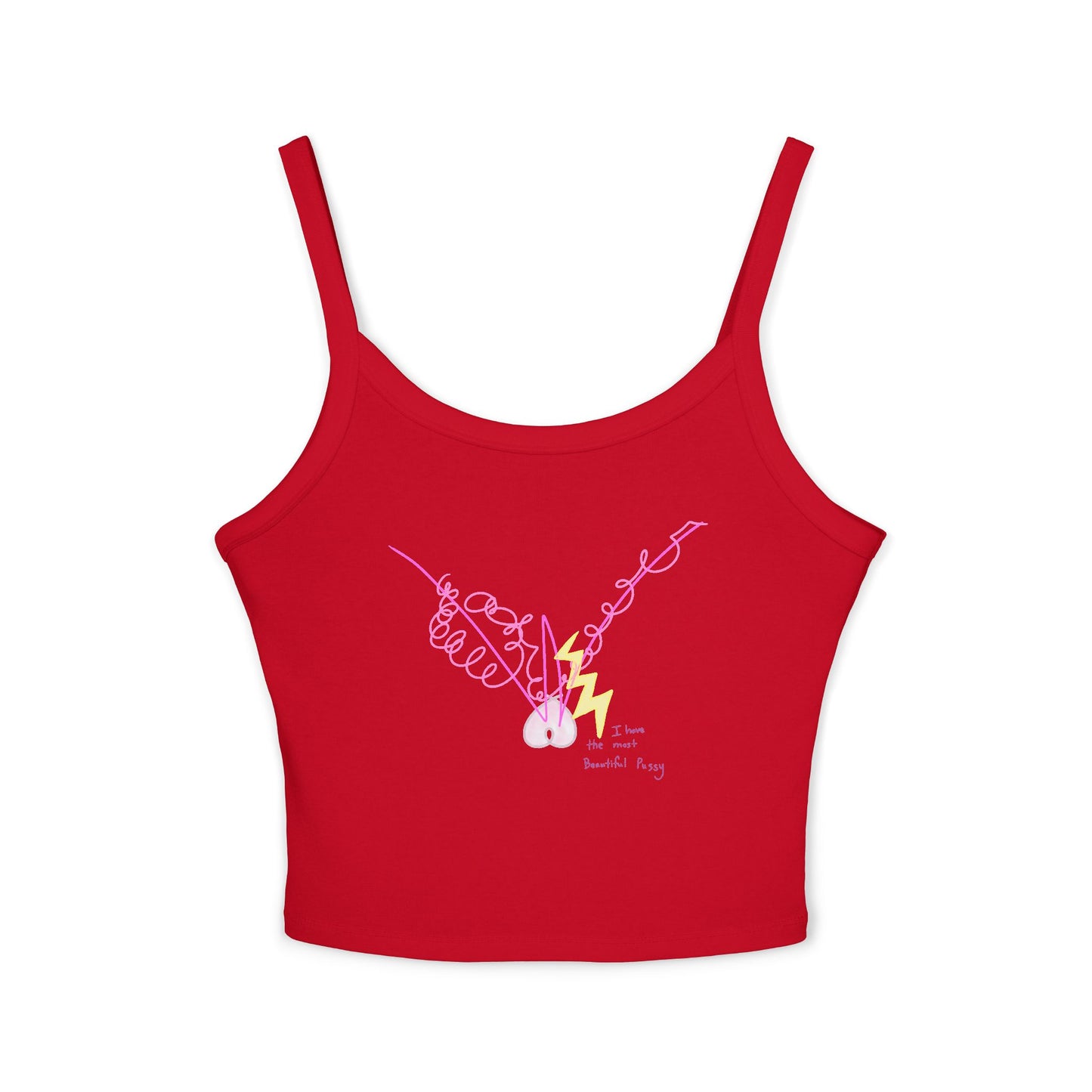 'I have the most Beautiful Pussy' + 'my Bliss is my protection' strappy tank in 5 colours
