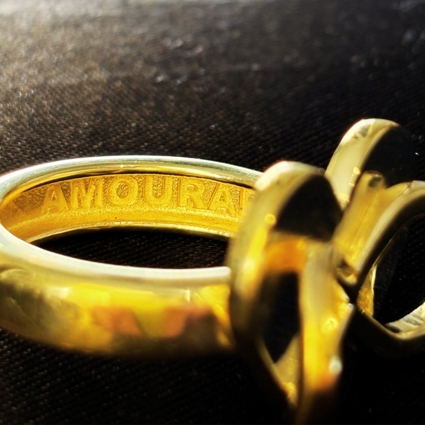 AMOURARMOR 14k Gold Plated Ring