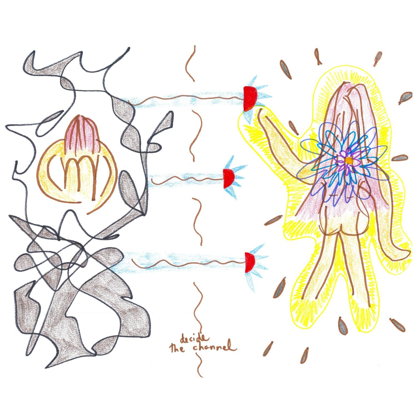 'change the channel' + 'it's a choice' mug