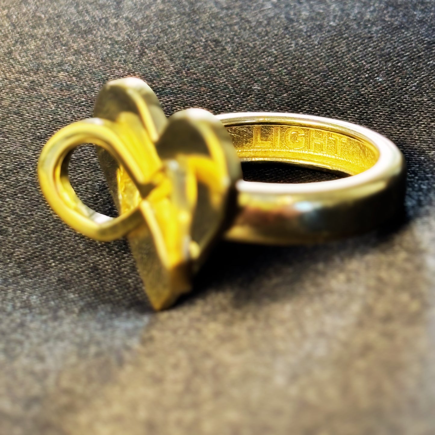 AMOURARMOR 14k Gold Plated Ring