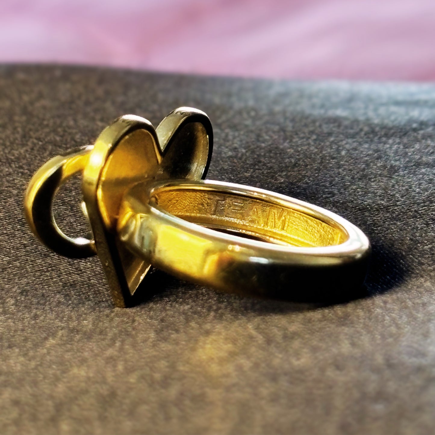 AMOURARMOR 14k Gold Plated Ring