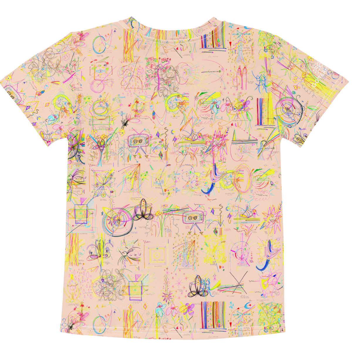 'YOUR BLESSINGS ARE PROTECTED' kids T-shirt in light pink