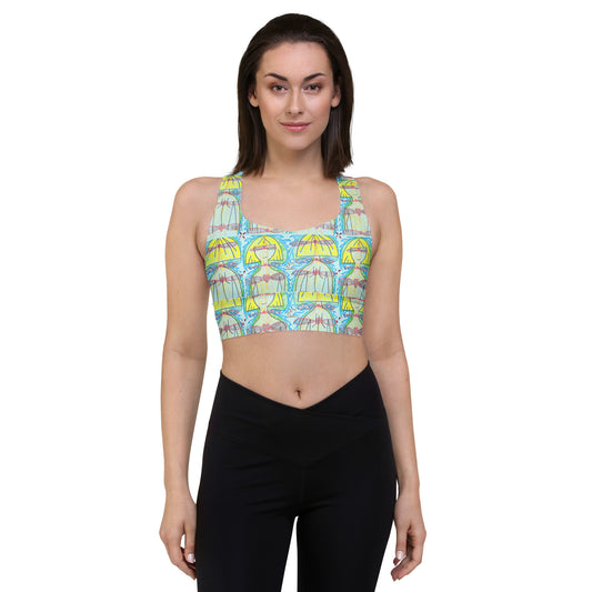 the body has its own meditation, super crop top/sports bra