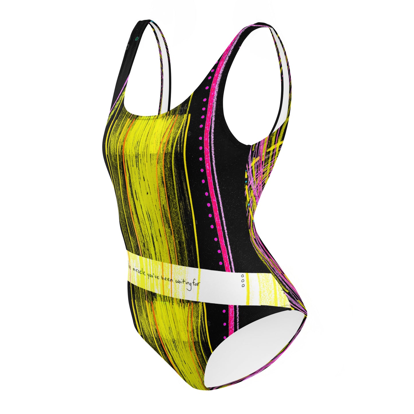 'the miracle you've been waiting for' one-piece swimsuit
