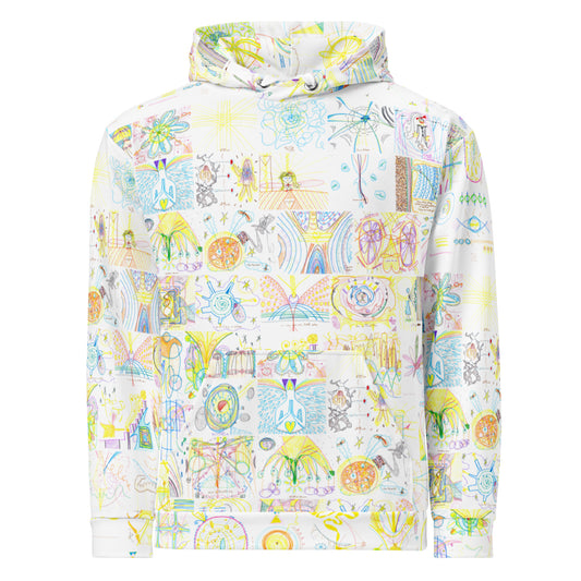 'WE ARE ONE WOMAN' hoodie in white