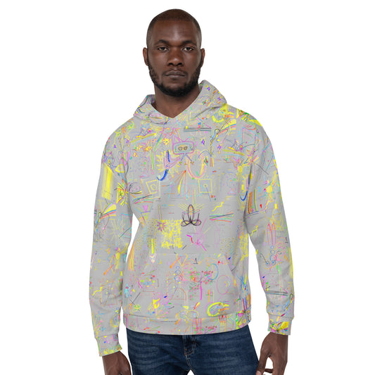 All At Once, hoodie in silver
