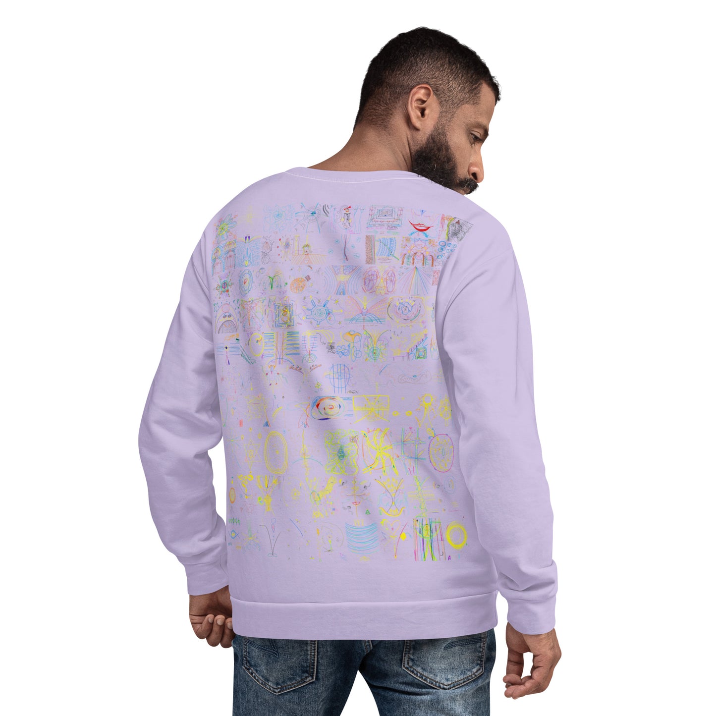 I will not fight to stay here. I cannot fight to stay here. sweatshirt in light purple