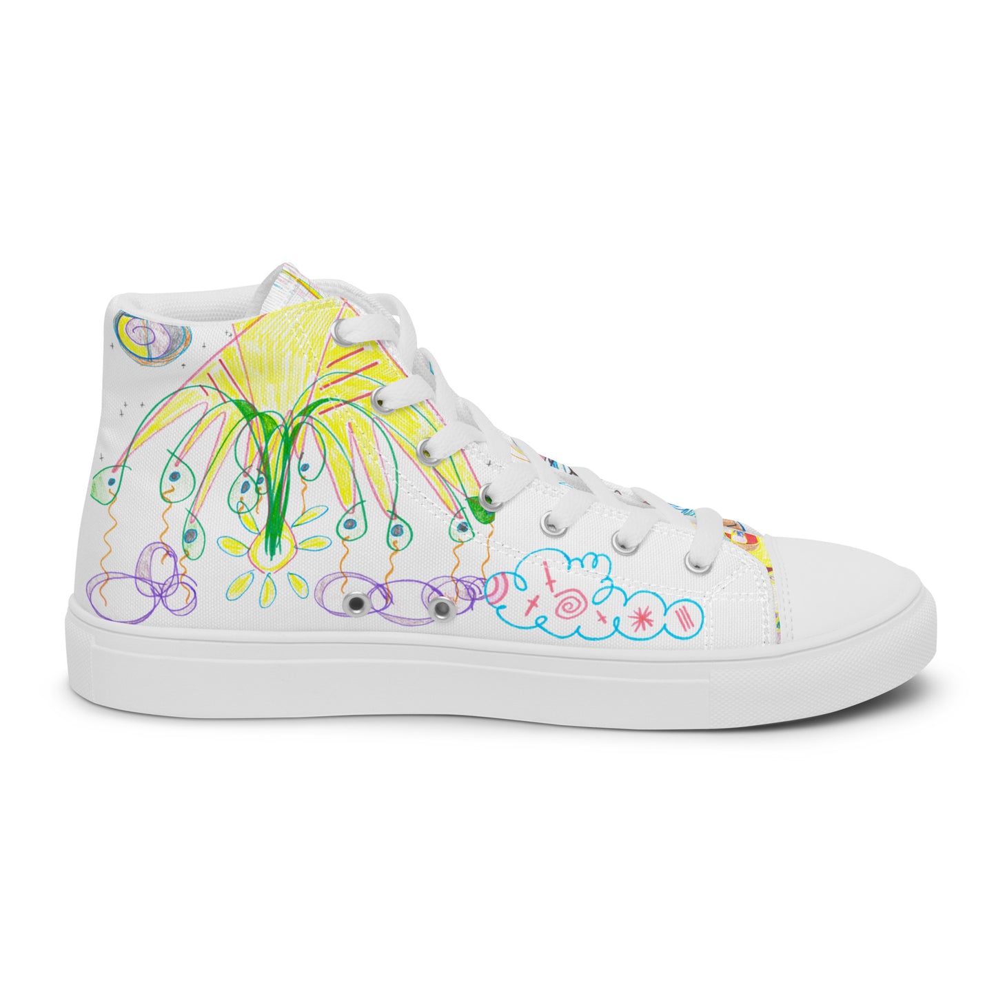 'the view from here' women's high tops
