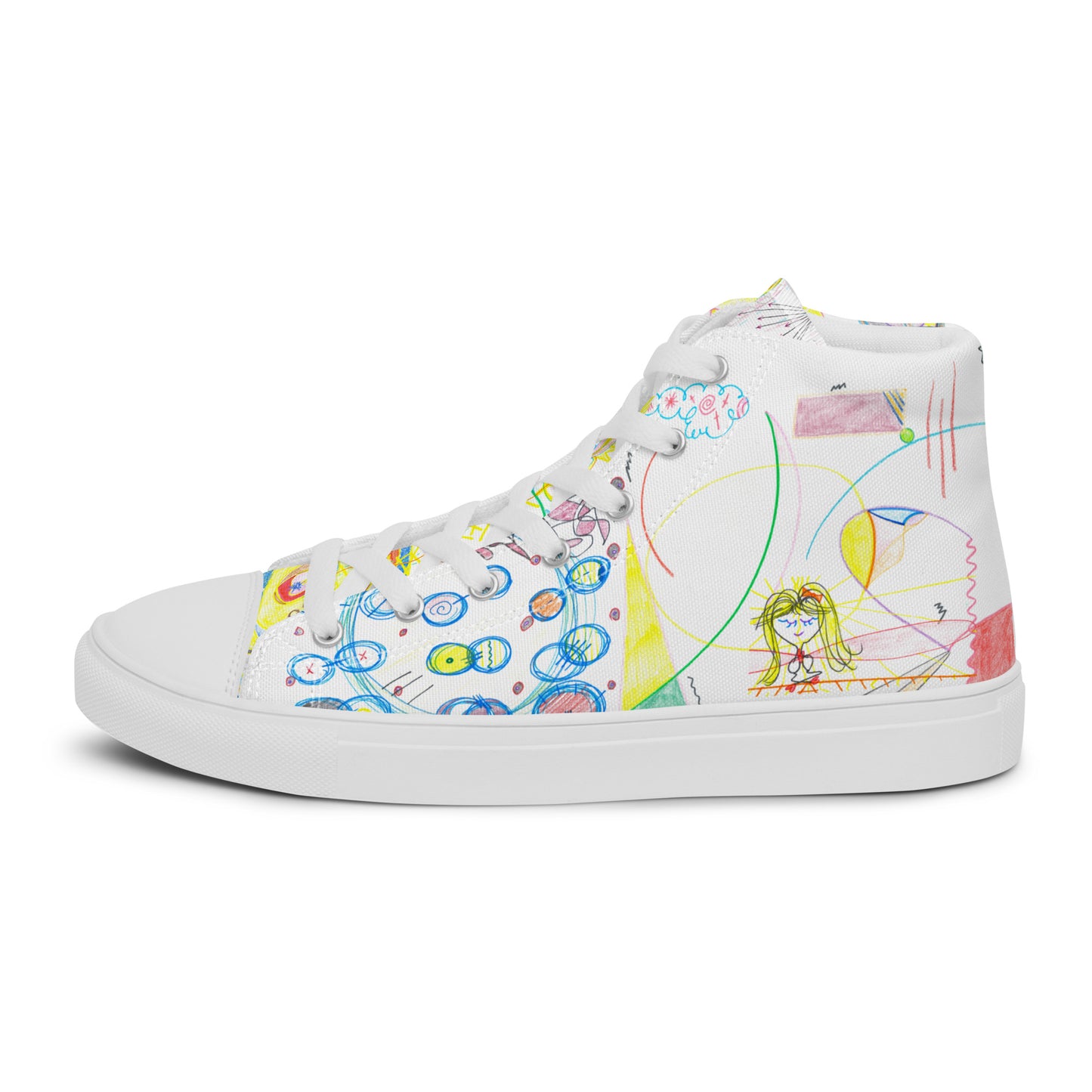'the view from here' women's high tops