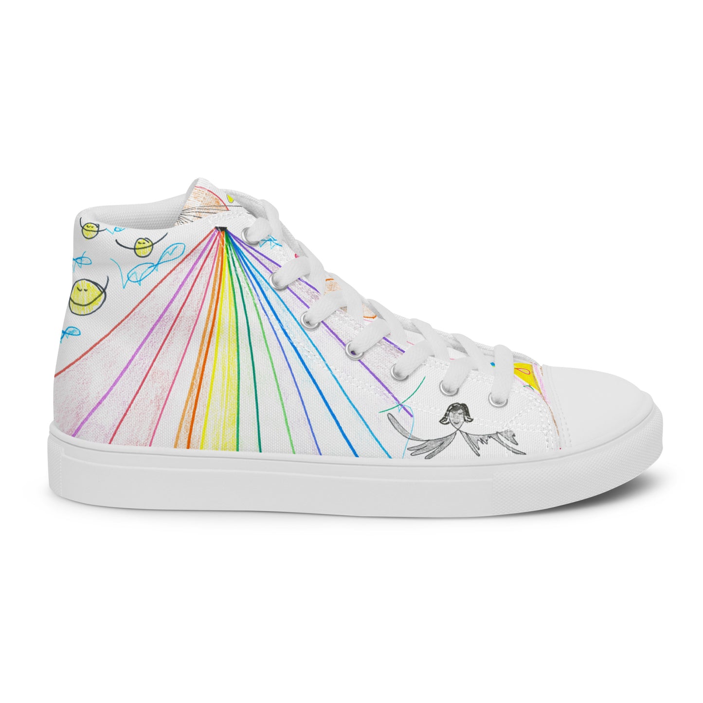 'the view from here' women's high tops