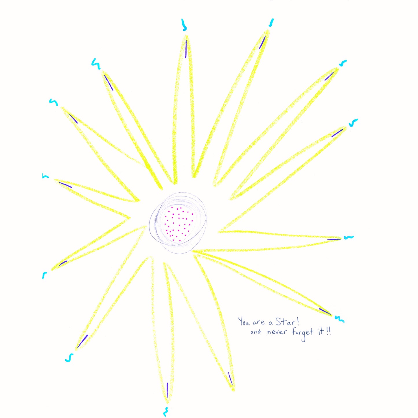 'You are a Star! and never forget it!!' jean tote