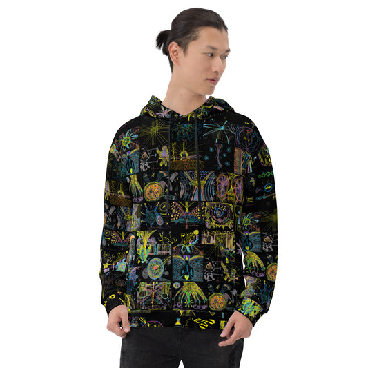 Warm By Night, black hoodie