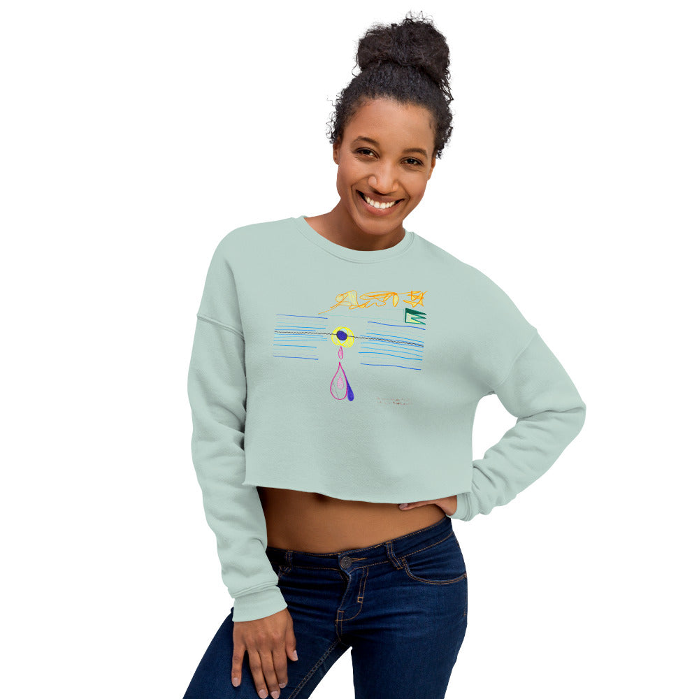 the space between Reality and your thoughts about it, crop sweater (in 4 shades)