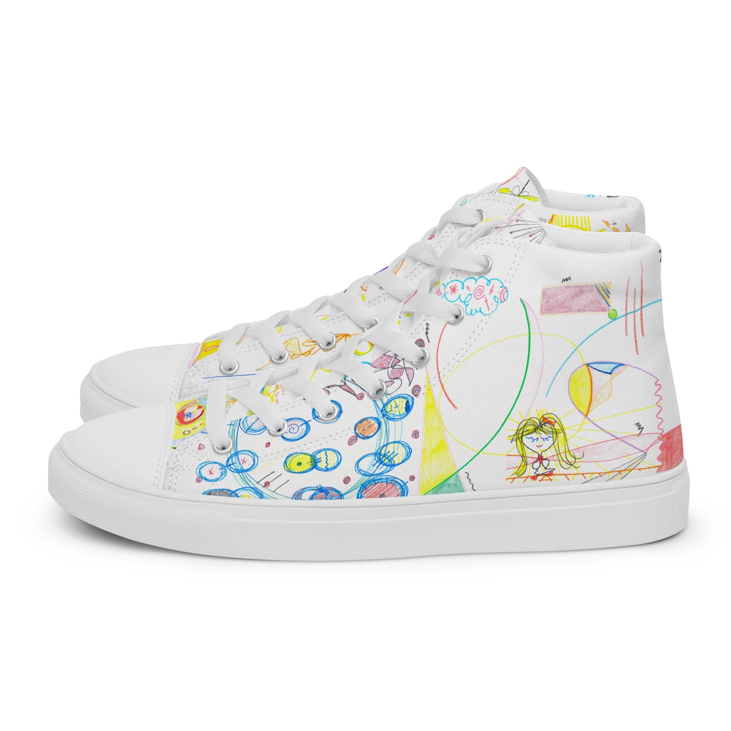 The View From Here, feminine high-top sneakers