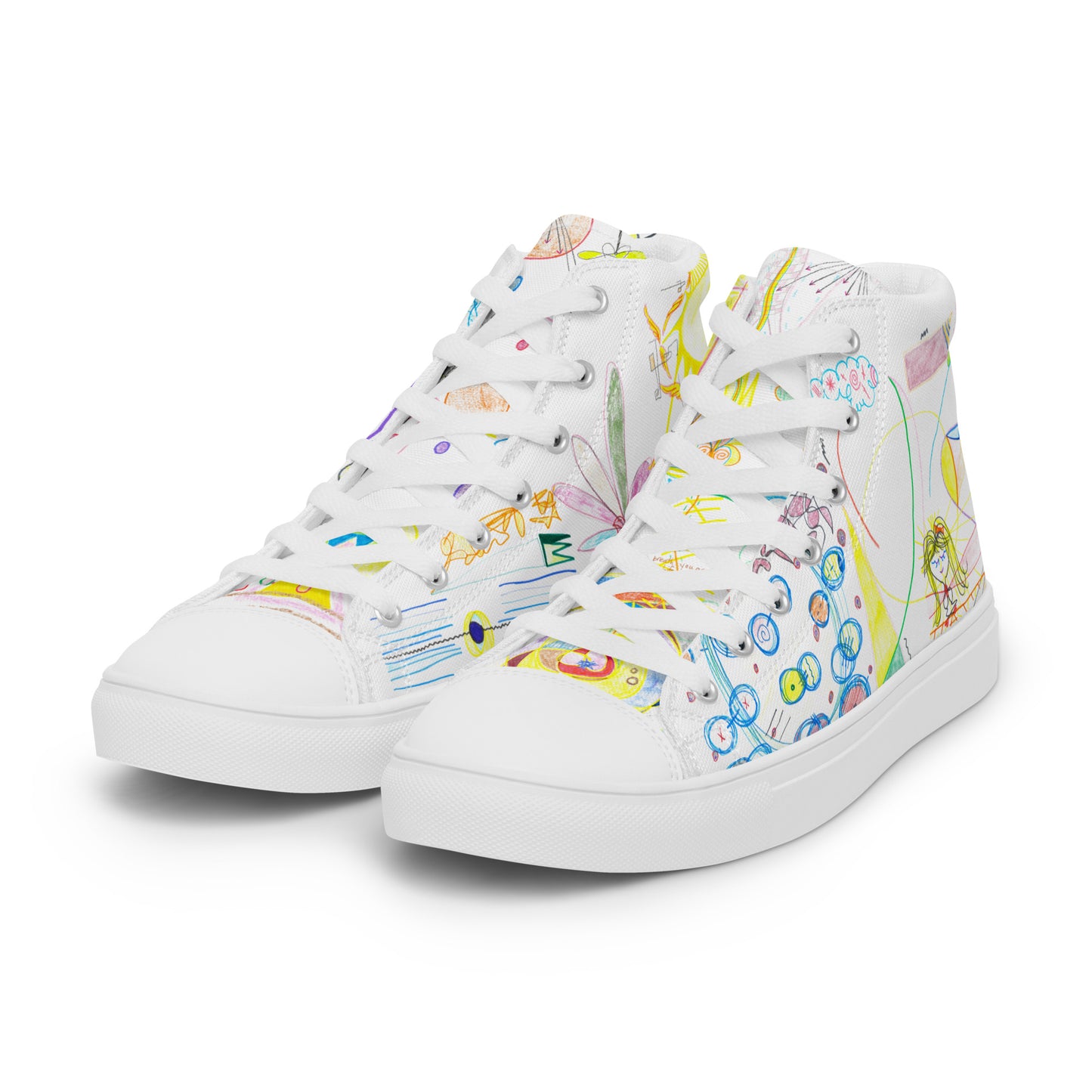 The View From Here, feminine high-top sneakers